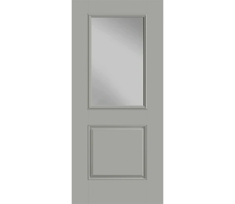 Harrisburg Half Light 1 Panel Fiberglass Entry Door