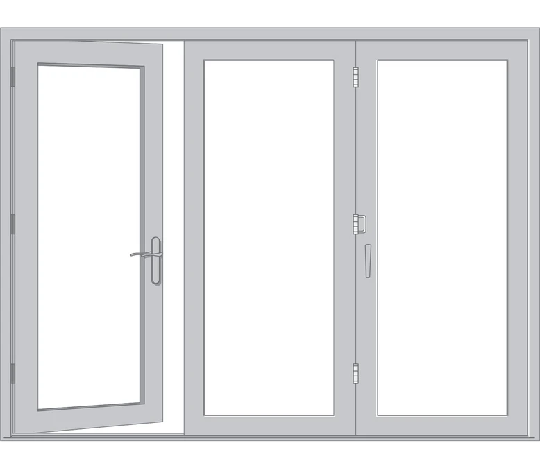 Harrisburg Pella Architect Reserve Series Contemporary Bifold Patio Door