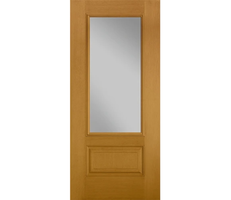 Harrisburg Three Quaters light Fiberglass Entry Door