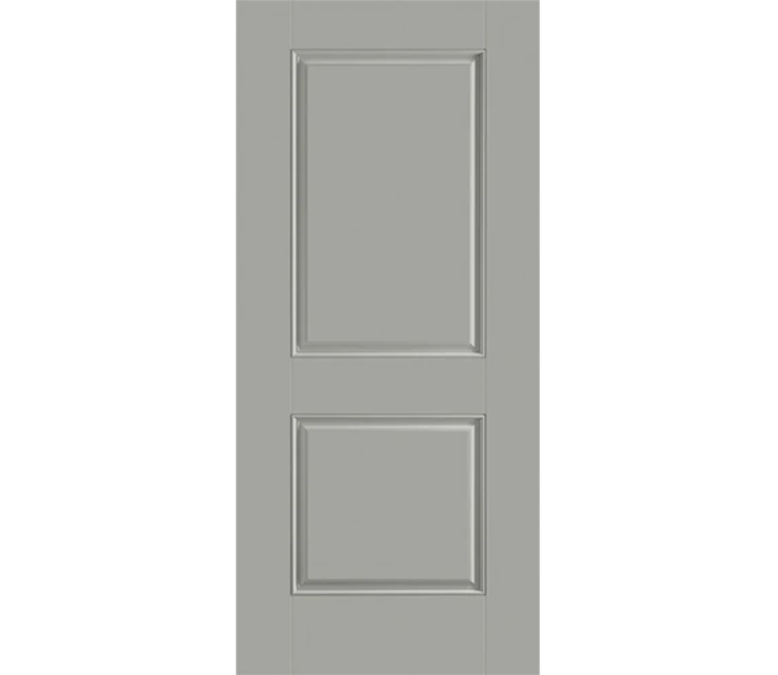 Harrisburg Two Panel Square Fiberglass Entry Door